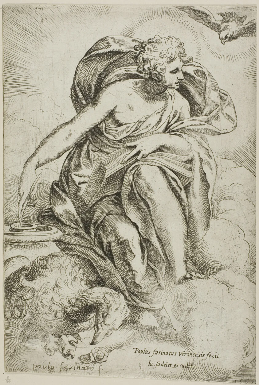 Saint John the Evangelist by Paolo Farinati, 1567