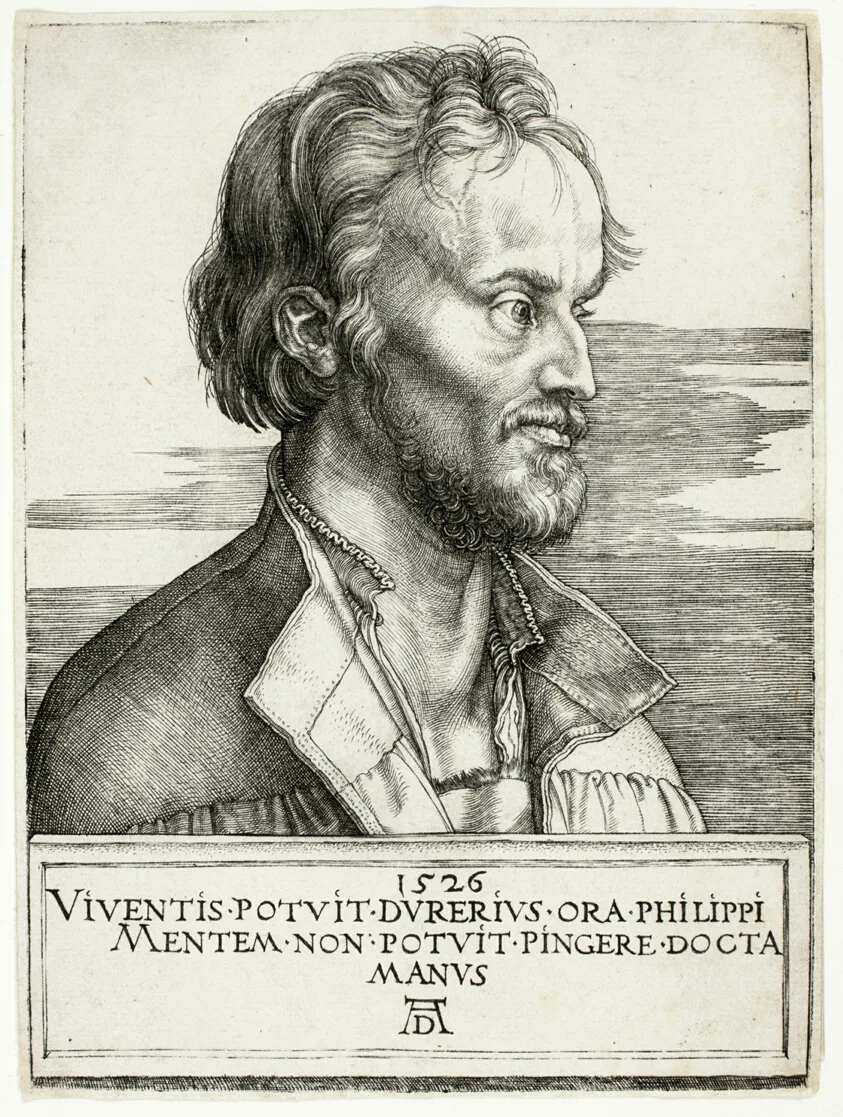 Philip Melanchthon by Albrecht Dürer, 1526