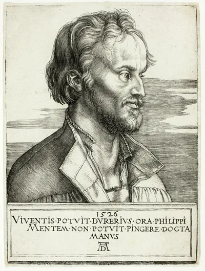 Philip Melanchthon by Albrecht Dürer, 1526