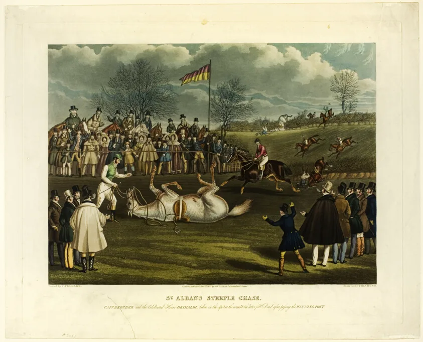 Saint Albans Steeplechase by Charles Hunt, 1837