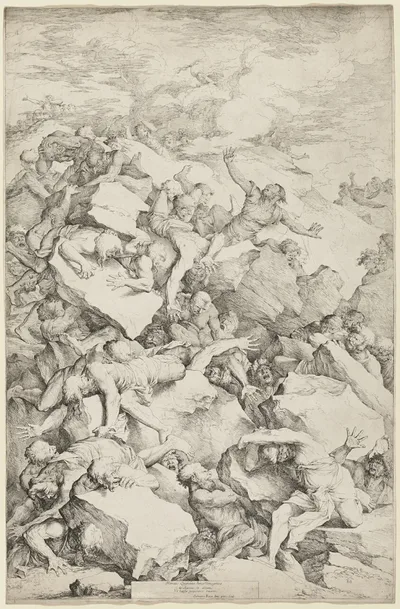 The Fall of the Giants by Salvator Rosa, 1663