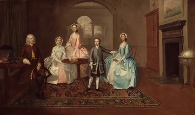 John Thomlinson and His Family by Arthur Devis, 1745