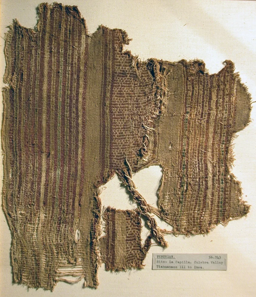 Fragment by Peru, north coast, Culebra Valley, La Capilla, 1000-1476