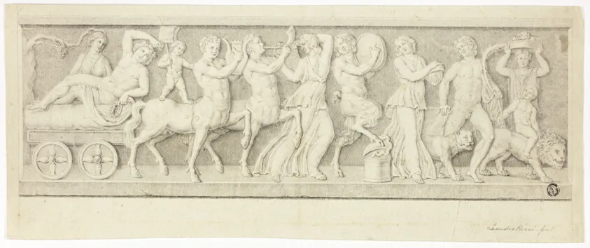 Bas Relief with Triumph of Bacchus and Ariadne by Leandro Ricci, n.d.