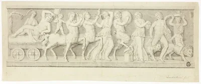 Bas Relief with Triumph of Bacchus and Ariadne by Leandro Ricci, n.d.