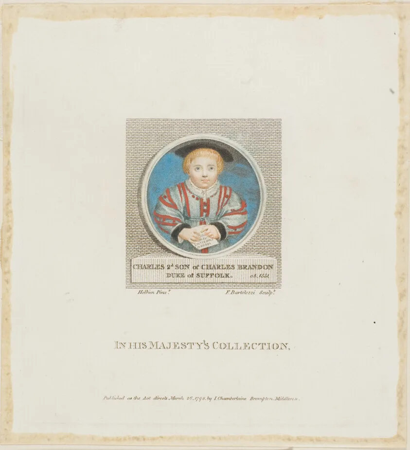 Charles Brandon by Francesco Bartolozzi, 1798
