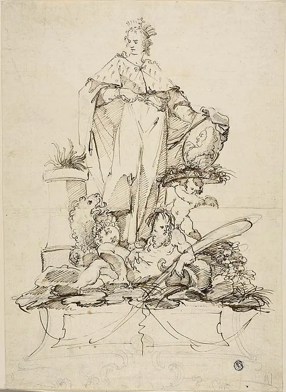 Allegory in Honor of Grand Duke Gian-Gastone de' Medici by Pietro Antonio Novelli, c. 1700-1740