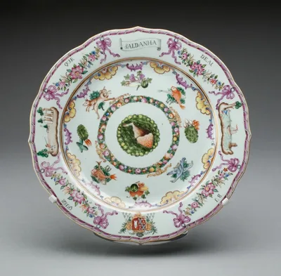 Plate by China, 1760/70