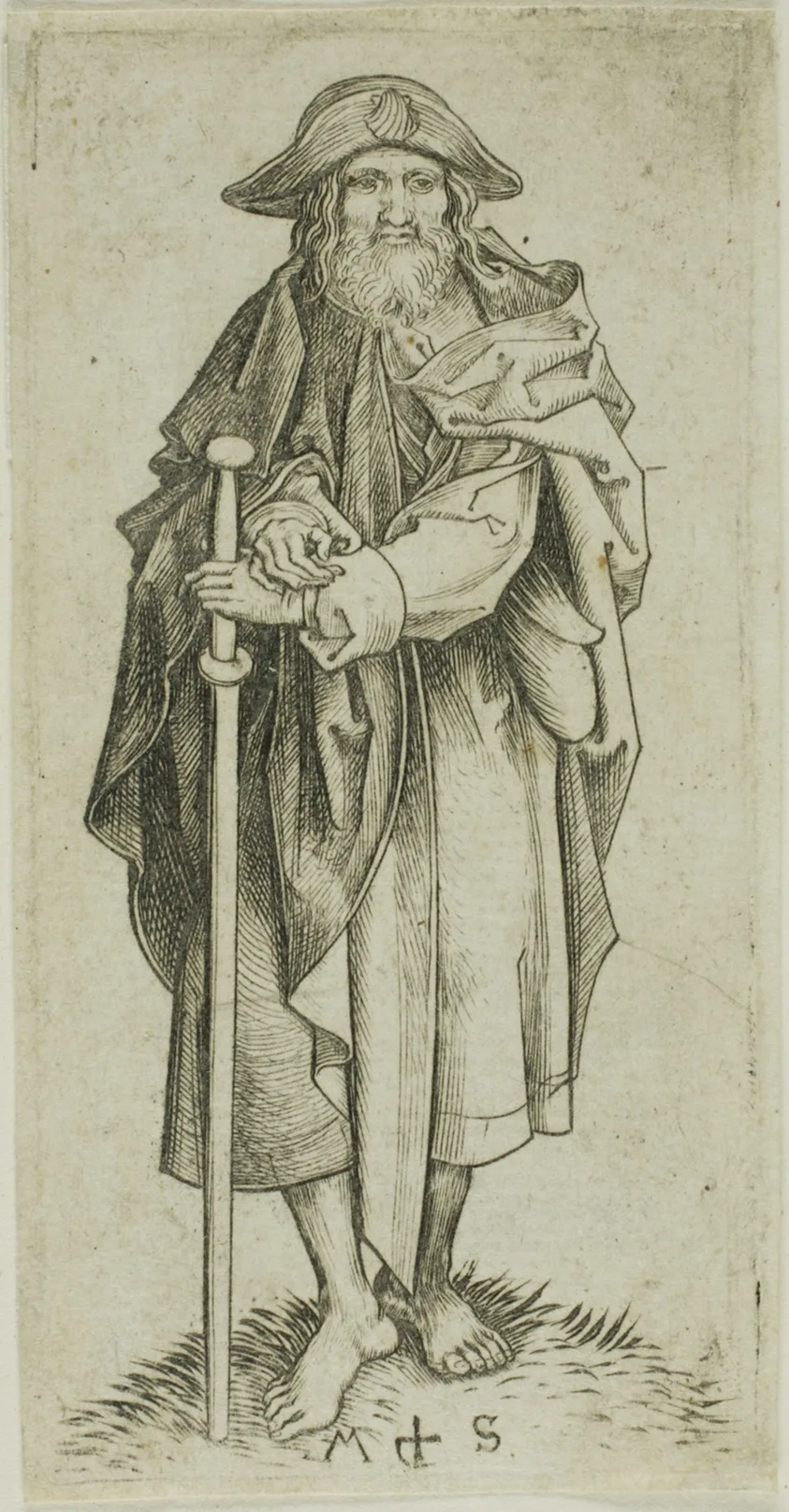 St. James Major, from Apostles by Martin Schongauer, n.d.