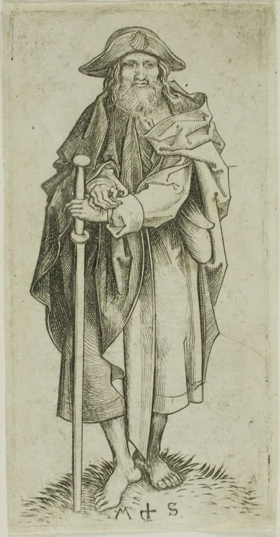 St. James Major, from Apostles by Martin Schongauer, n.d.