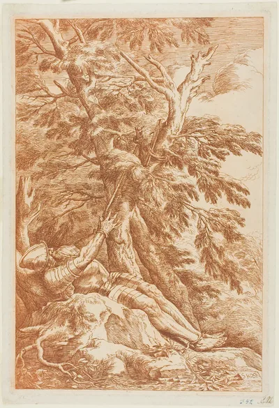 Saint William of Maleval by Salvator Rosa, c. 1780