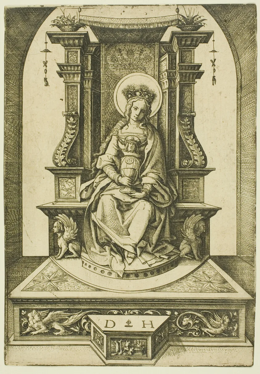 The Church Enthroned by Daniel Hopfer, I, 1490/1536