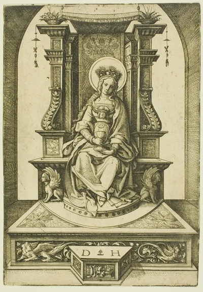 The Church Enthroned by Daniel Hopfer, I, 1490/1536