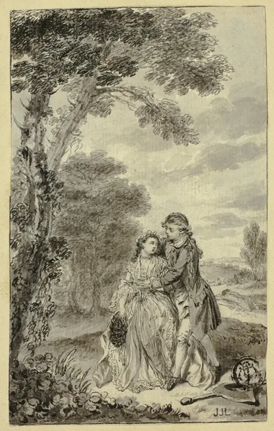 Illustration to Roderick Random, by Tobias Smollett by Francis Hayman, c. 1760