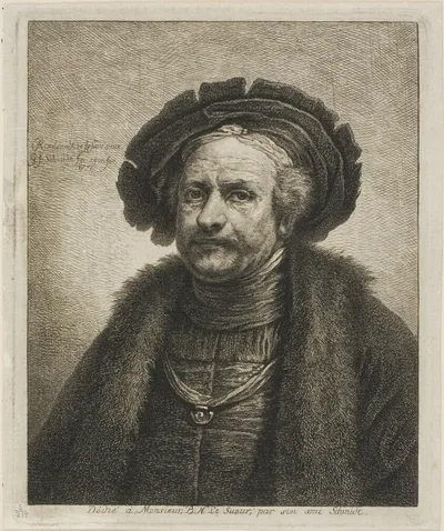 Portrait of Rembrandt by Georg Friedrich Schmidt, 1771