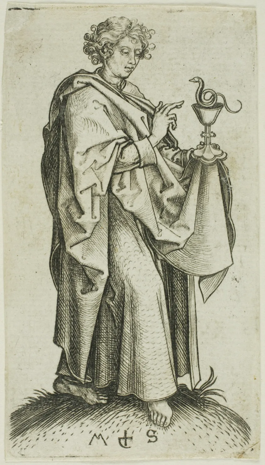 St. John, from Apostles by Martin Schongauer, n.d.