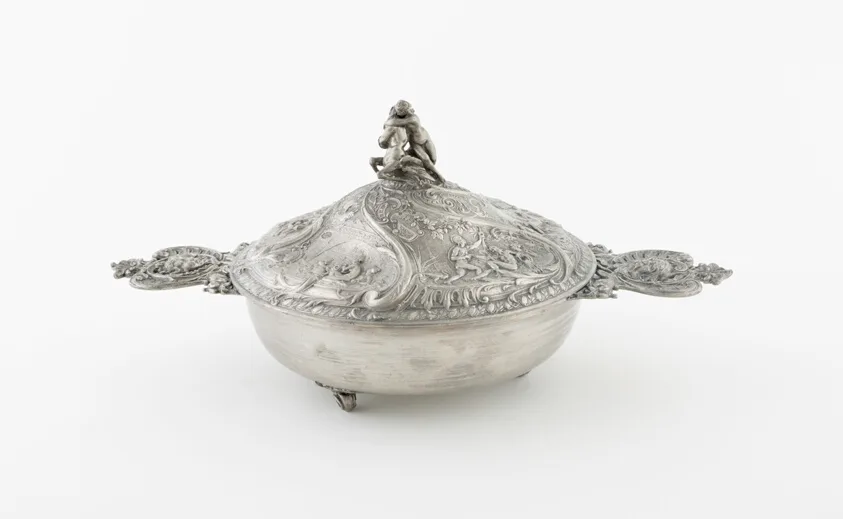 Covered Bowl (Écuelle) with Representations of French Rivers by Jules-Paul Brateau, 1878/1892
