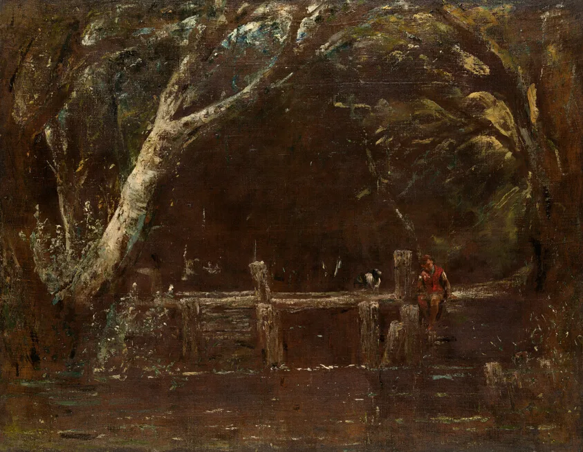 Landscape (The Lock) by John Constable, c. 1820–25